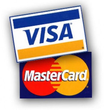 Пластиковые карты Visa и MasterCard: